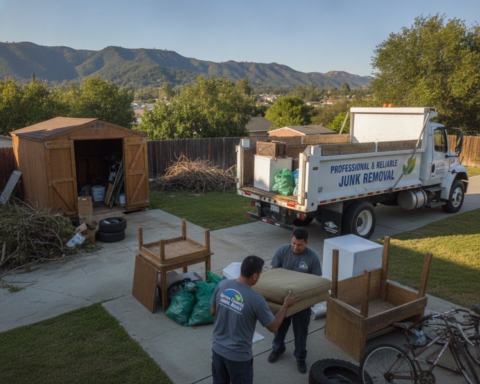 Backyard Junk Removal Santa Clarita Services